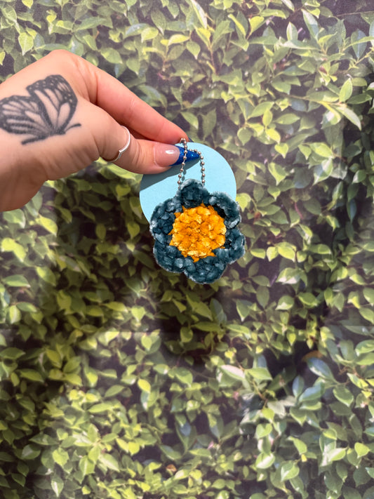 Flower keychains